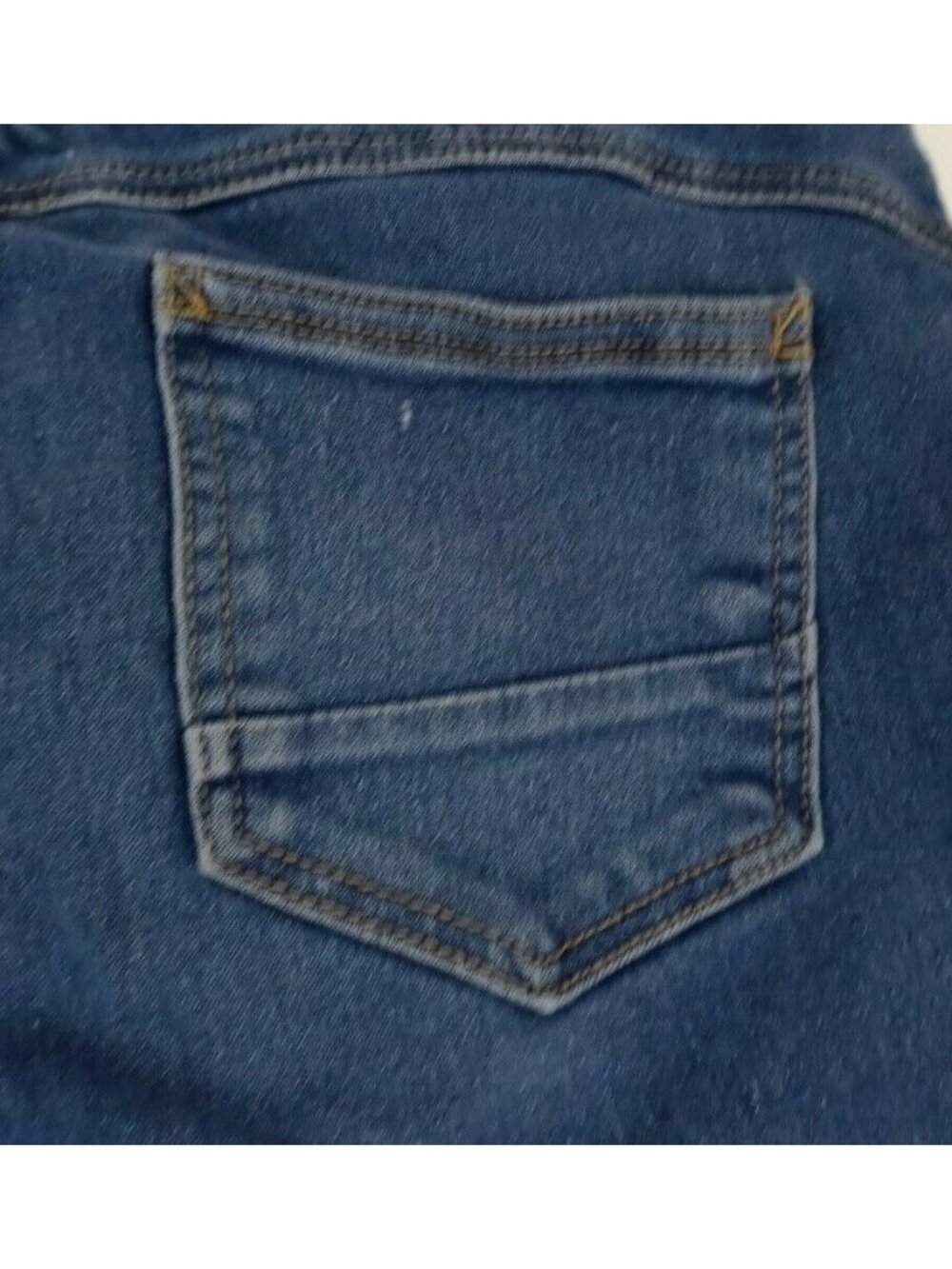 Angels Straight Leg Distressed Dark Wash Mid Rise Jeans Size W28 L 26 - Picture 6 of 9